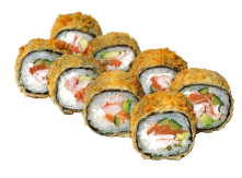 Gebackene Salmon Maki